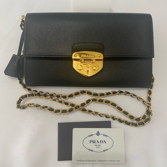 NWT Prada Wallet in Chain - Picture 1 of 3